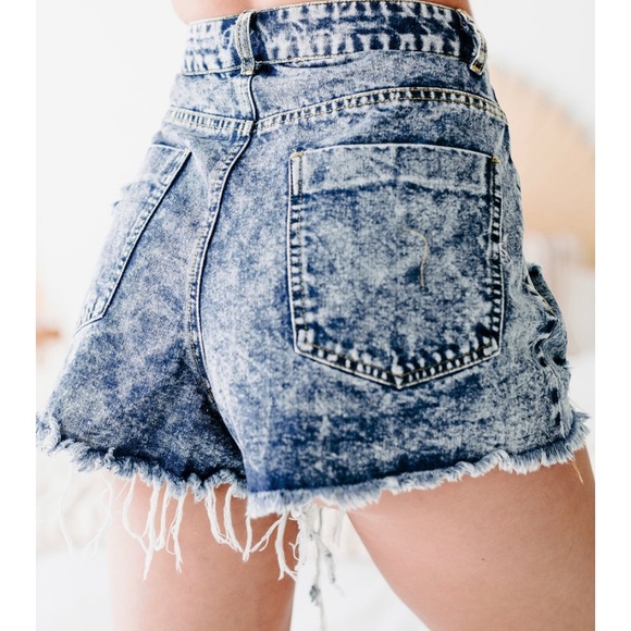 Nana Macs high rise distressed denim size M - Picture 2 of 5